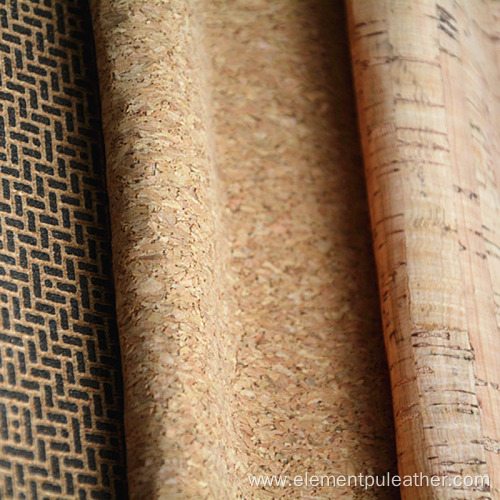 Artificial Natural Cork Leather Fabric For Photo Frame